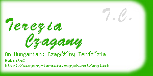 terezia czagany business card